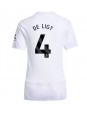 Manchester United Matthijs de Ligt #4 Replika Borta Kläder Dam 2025-26 Kortärmad Manchester United Matthijs de Ligt #4 Replika Borta Kläder Dam 2025-26 Kortärmad